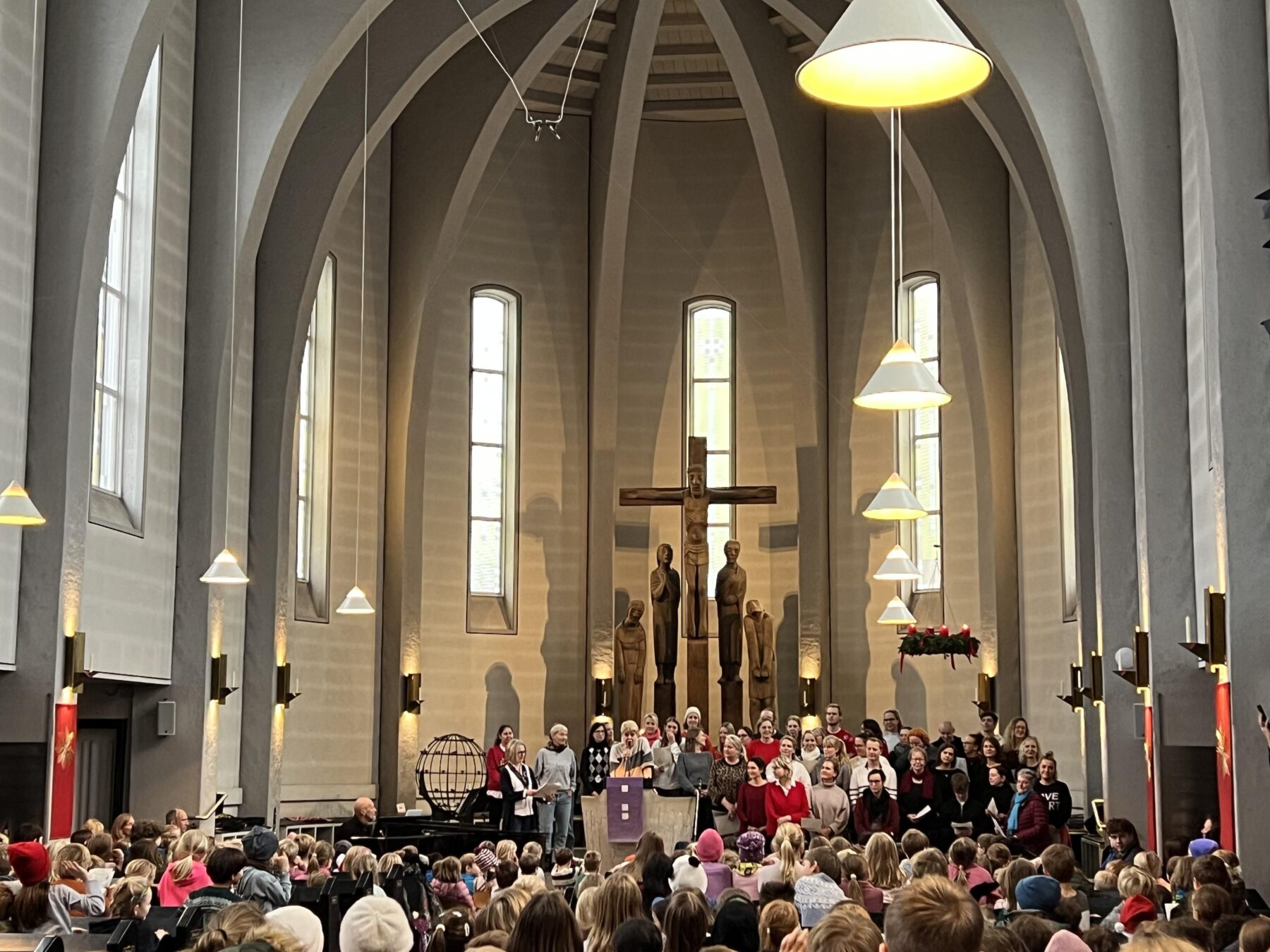 Weihnachtssingen der Teichwiesenschule in der Kirche am Rockenhof
